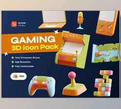 Ui8 - Download Gaming 3D Icon Pack
