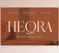 Download Heqra Modern Serif Font (CreativeMarket 290923219)