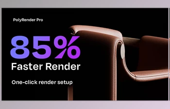 Gumroad - Download Poly Render Pro 3.2 for <span class='badge badge-warning'>Blender</span>