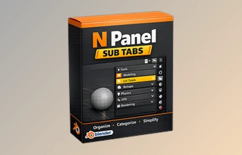 Blender - Download N <span class='badge badge-warning'>Panel</span> Sub Tabs v2.1.0