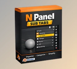 Blender - Download N Panel Sub Tabs v2.1.0