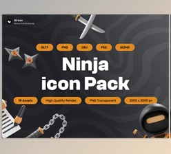 Ui8 - Download Ninja 3D Icon Pack