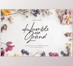 Download Humble & Grand Handwritten Script (CreativeMarket 287020828)
