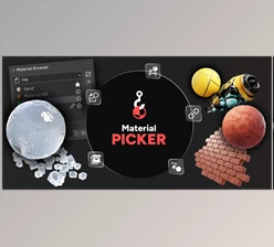 Blender - Download Material Picker - Select And Browse Materials v1.3.2