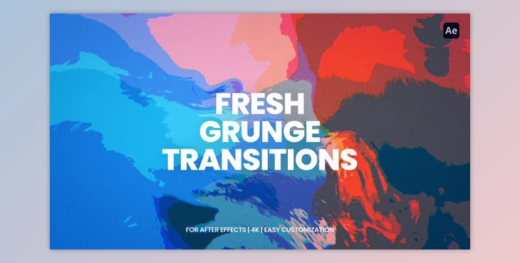 Download Grunge Transitions For After Effects (Videohive 57393581) - AE Project
