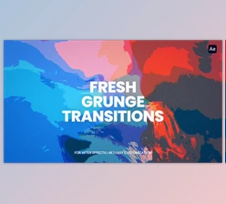 Download Grunge Transitions For After Effects (Videohive 57393581) - AE Project