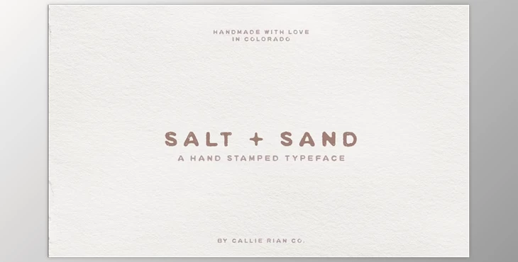Download Salt And Sand Stamped Typeface (CreativeMarket 290893701)