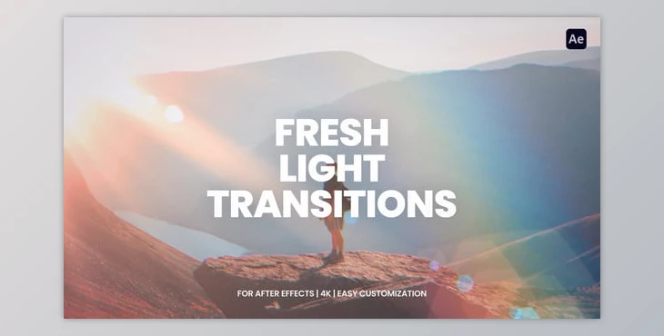 Download Light Transitions For After Effects (Videohive 57393588) - AE Project