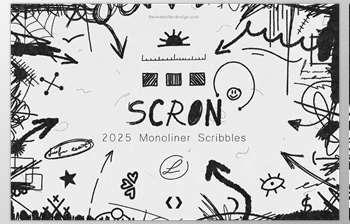 Download 2000+ Monoliner Scribbles (<span class='badge badge-warning'>CreativeMarket</span> 92091952)
