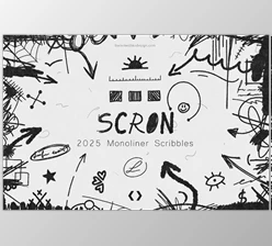 Download 2000+ Monoliner Scribbles (CreativeMarket 92091952)
