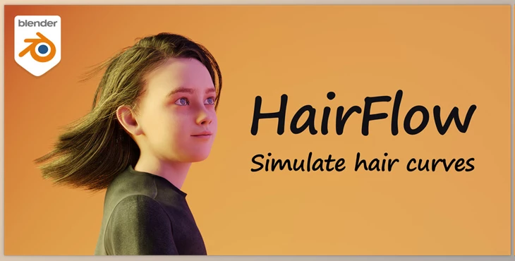 Blender - Download Hairflow - Simulate Blender's New Hair System v1.2.2