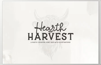 Download Hearth & Harvest Rustic <span class='badge badge-warning'>Font</span> Duo (CreativeMarket 291048686)