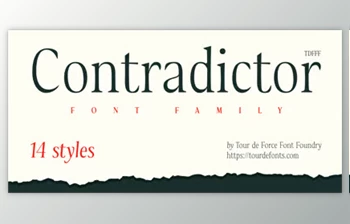 MyFonts - Download Contradictor <span class='badge badge-warning'>Font</span> Family
