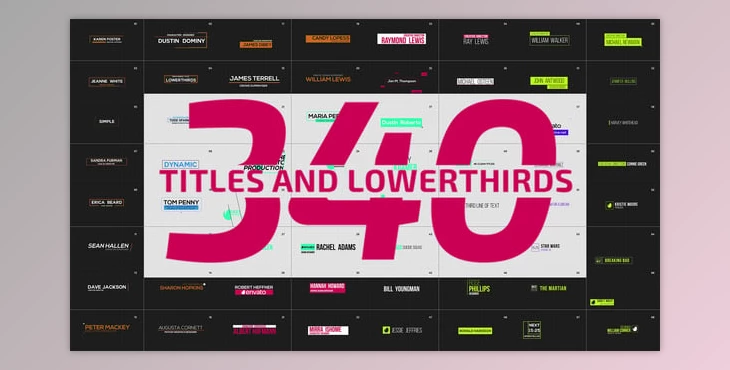 Download Motion Titles and Lowerthirds (Videohive 57434240) - AE Project
