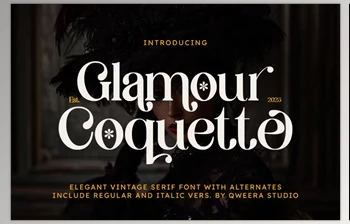 Download Glamour Coquette - Elegant Vintage <span class='badge badge-warning'>Font</span> (CreativeMarket 291013892)