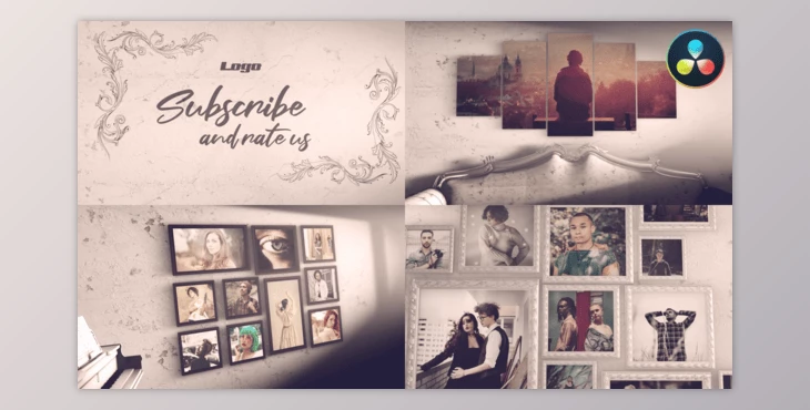 Download Vintage Photo Slides for DaVinci Resolve (Videohive 57499412)