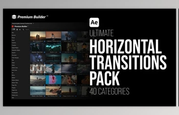 Download Horizontal Transitions <span class='badge badge-warning'>Pack</span> (<span class='badge badge-warning'>Videohive</span> 57096084) - AE Project