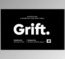 Download Grift - Geometric Typeface (CreativeMarket 279994239)