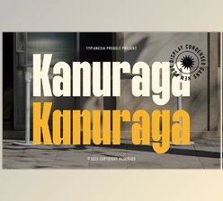 Download Kanuraga - Condensed Sans Font (CreativeMarket 291259965)