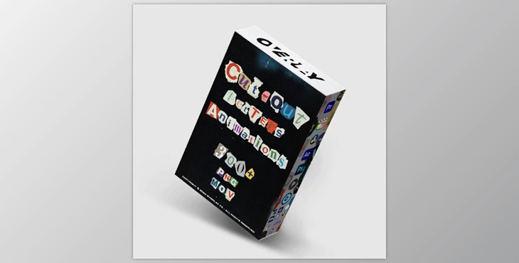 Overlay FX - Download Cut-Out Letters Animations Pack