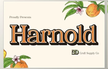 Download Harnold 3D <span class='badge badge-warning'>Font</span> (CreativeMarket 291255894)