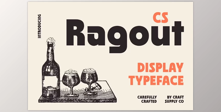 Download CS Ragout - Bold Font (CreativeMarket 291240596)
