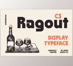 Download CS Ragout - Bold Font (CreativeMarket 291240596)