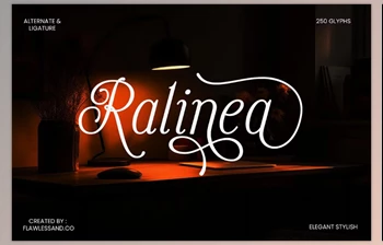 Download Ralinea - <span class='badge badge-warning'>Script</span> Font (CreativeMarket 291252636)