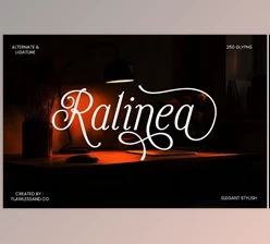 Download Ralinea - Script Font (CreativeMarket 291252636)