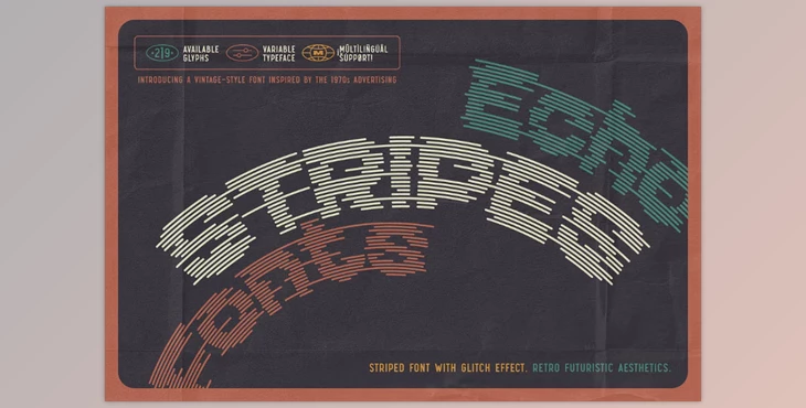Download Echo Stripes - Variable Font Set (CreativeMarket 291254095)