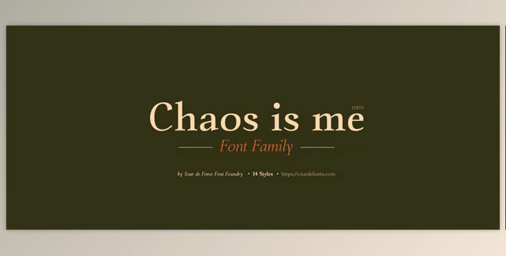MyFonts - Download Chaos is me Font Family