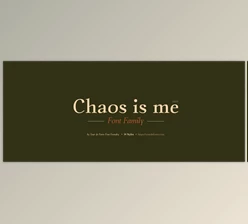 MyFonts - Download Chaos is me Font Family