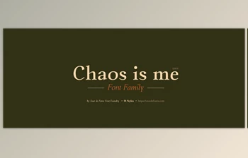 MyFonts - Download Chaos is me <span class='badge badge-warning'>Font</span> Family
