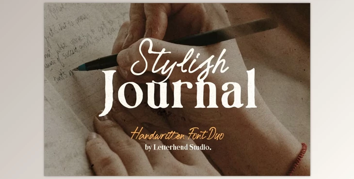 Download Stylish Journal – A Handwritten Font (CreativeMarket 291302094)