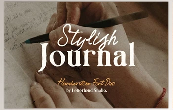 Download Stylish Journal – A Handwritten <span class='badge badge-warning'>Font</span> (CreativeMarket 291302094)