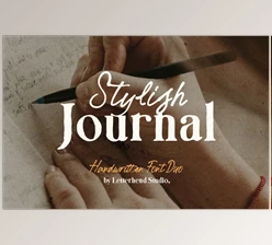 Download Stylish Journal – A Handwritten Font (CreativeMarket 291302094)