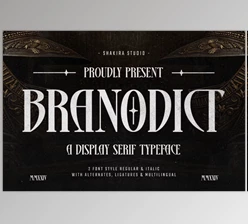 Download Branodict - Modern Display Serif (CreativeMarket 291291893)