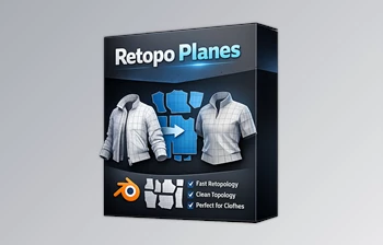 <span class='badge badge-warning'>Blender</span> - Download Retopo Planes v1.6.1