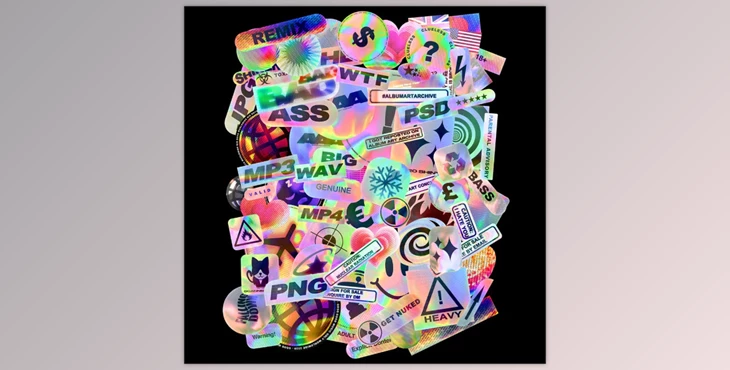 Gumroad - Download ALBUM ART ASSETS - HEAVY HOLOs