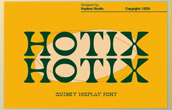 Download Hotix - Quirky <span class='badge badge-warning'>Display</span> <span class='badge badge-warning'>Font</span> (Creativemarket 217294836)