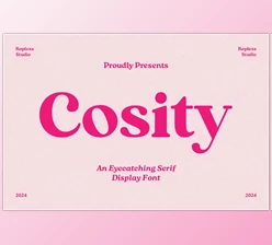 Download Cosity - Display Serif Font (Creativemarket 92132679)