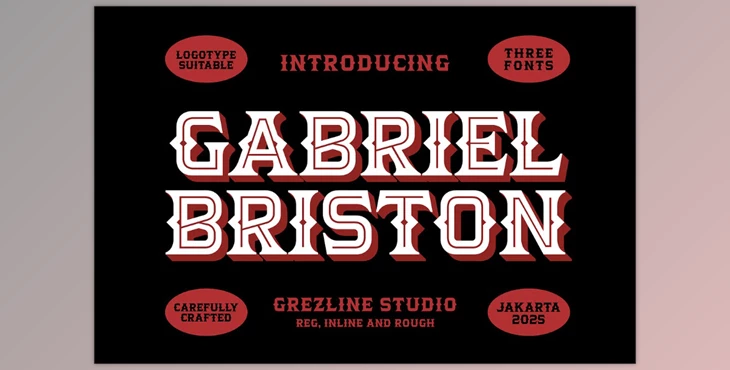 Download Gabriel Briston Font (CreativeMarket 291070290)