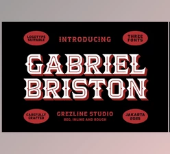 Download Gabriel Briston Font (CreativeMarket 291070290)
