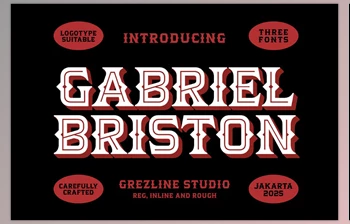 Download Gabriel Briston <span class='badge badge-warning'>Font</span> (CreativeMarket 291070290)