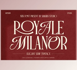 Download Royale Milanor Font (CreativeMarket 291057648)