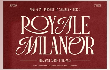 Download Royale Milanor <span class='badge badge-warning'>Font</span> (CreativeMarket 291057648)