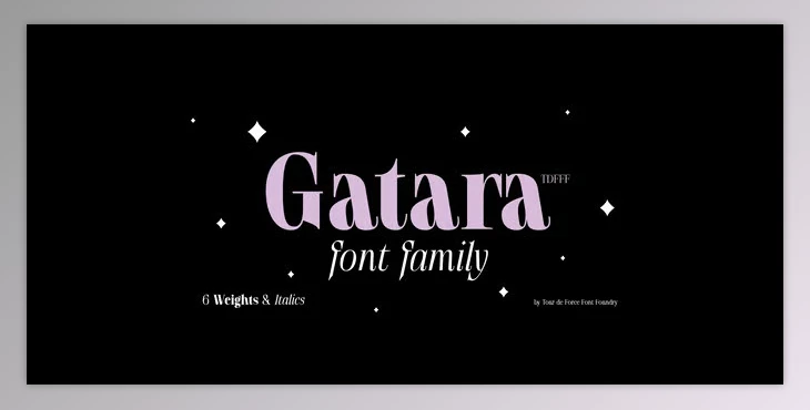 MyFonts - Download Gatara Font Family