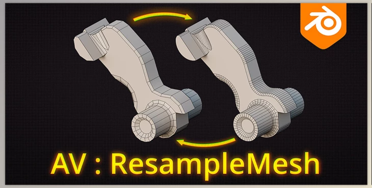 Blender - Download Resample Mesh v1.0.20