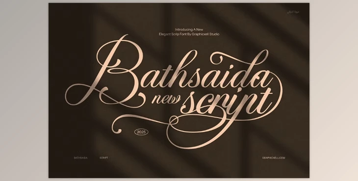 Download Bathsaida Calligraphy Script Font (CreativeMarket 291168840)