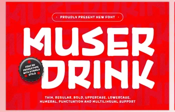 Download Muser Drink - <span class='badge badge-warning'>Display</span> <span class='badge badge-warning'>Font</span> (CreativeMarket 291319523)